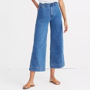 Madewell Emmett Wide Leg Crop Jeans size 30